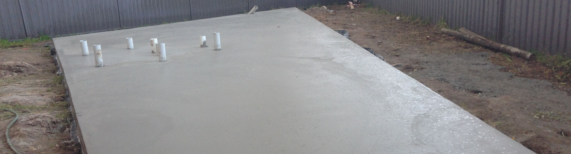 concrete slab for shed