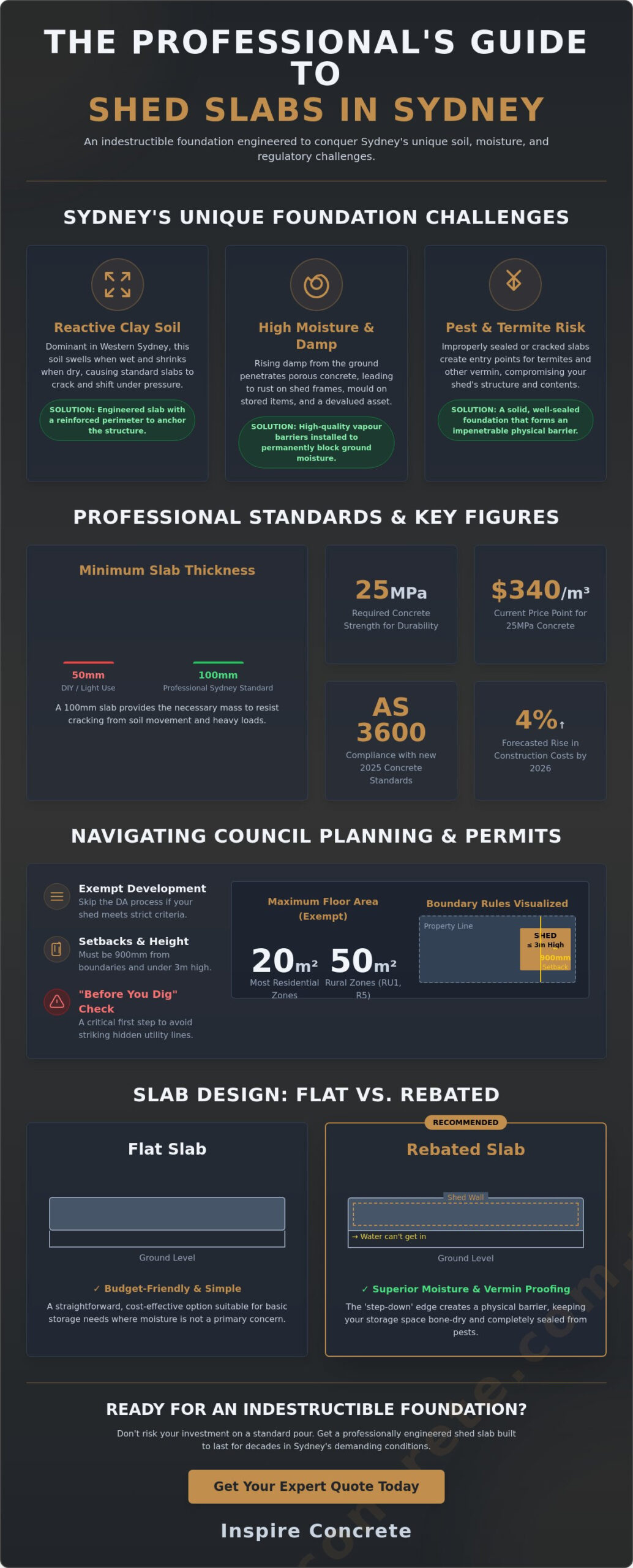 Shed Slabs in Sydney: The Ultimate 2026 Guide to Durable Foundations