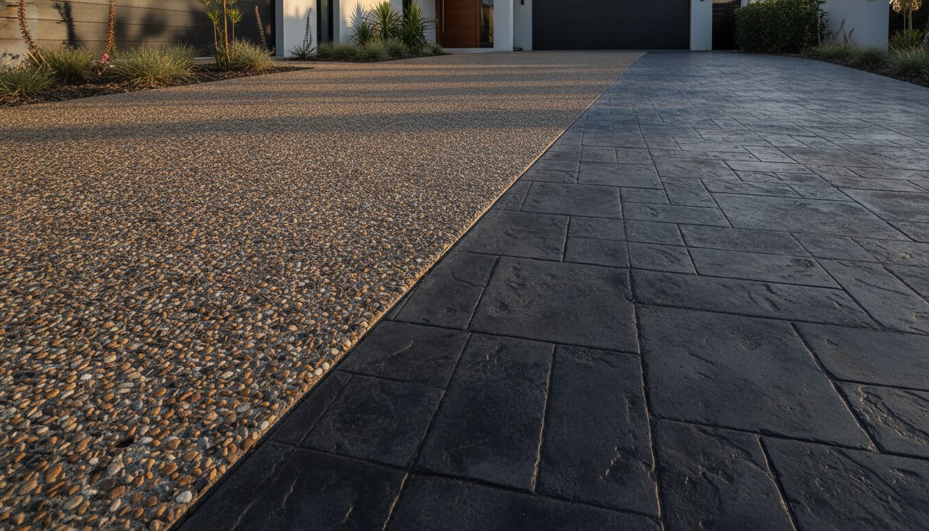 Exposed Aggregate vs Stamped Concrete Cost Sydney: 2026 Price & Value Guide