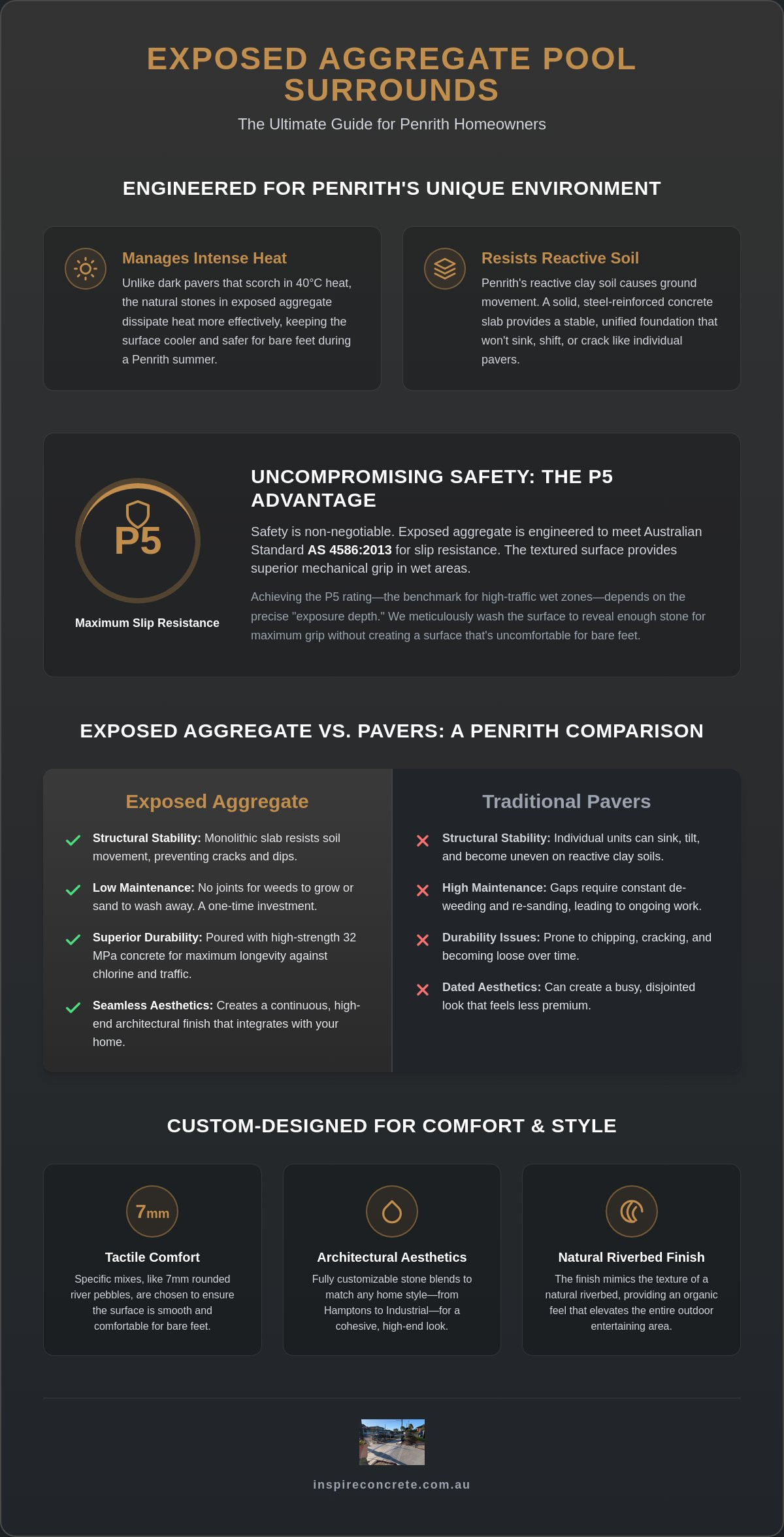 Exposed Aggregate Pool Surrounds Penrith: The 2026 Design & Safety Guide