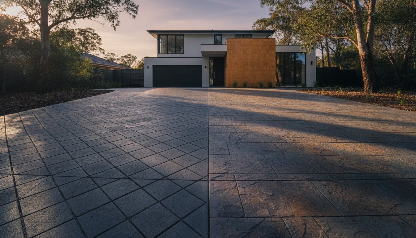Stencil vs Stamped Concrete Driveways Sydney: The 2026 Comparison Guide