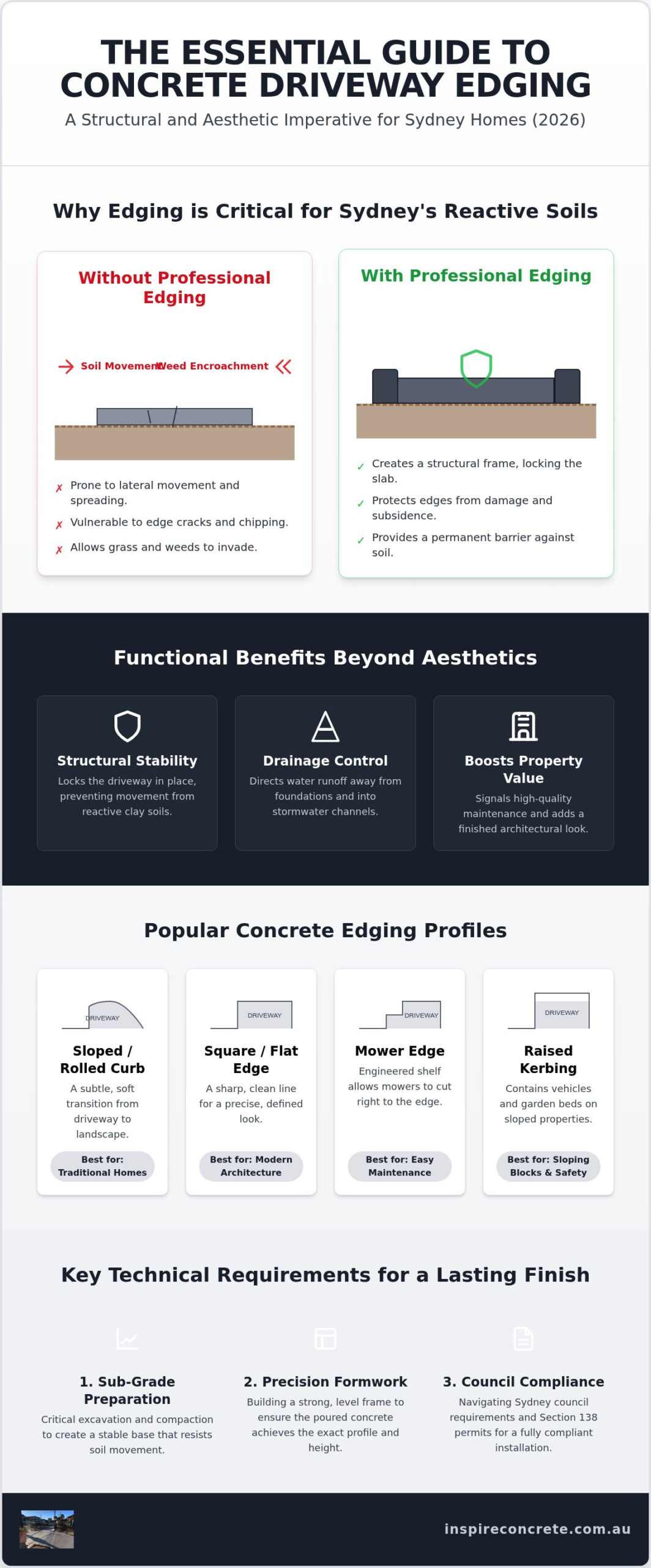 Concrete Driveway Edging Sydney: The 2026 Design & Practical Guide