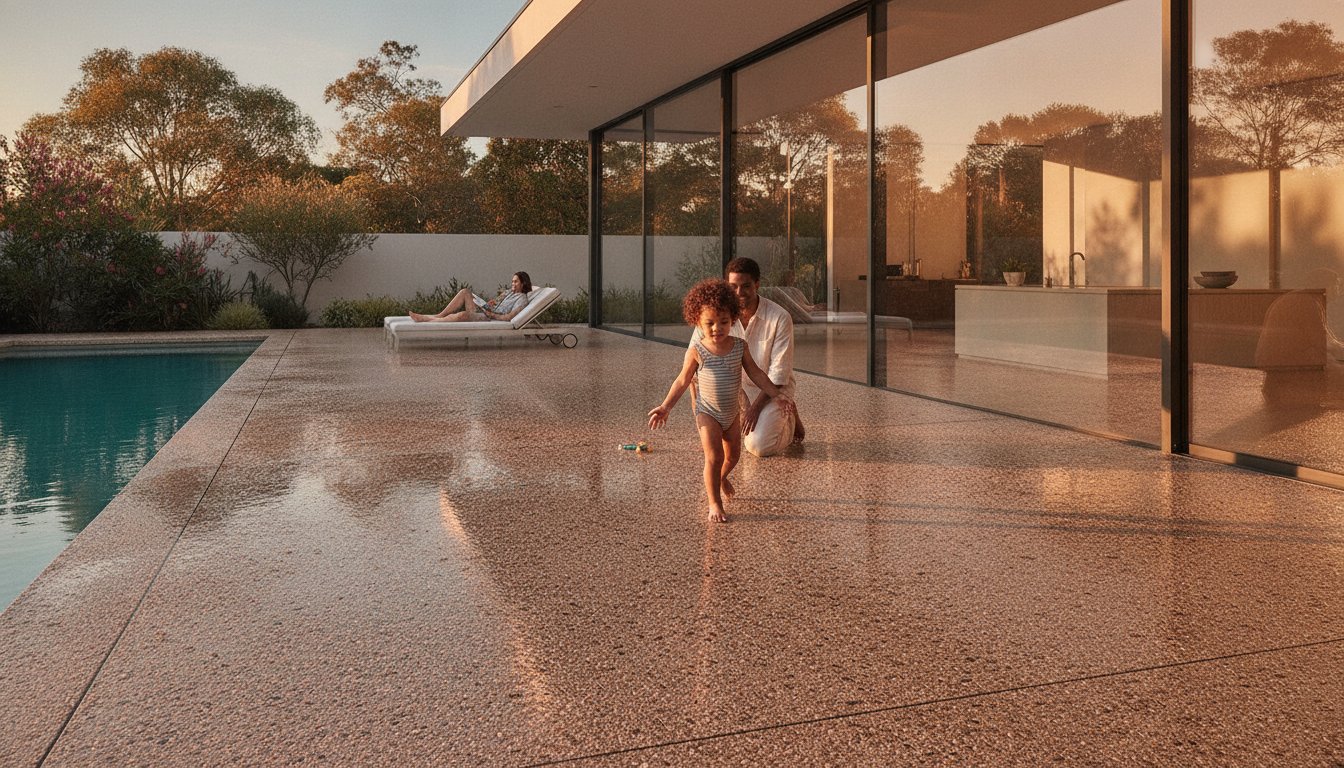 Non-Slip Concrete Pool Surrounds Sydney: 2026 Safety & Style Guide