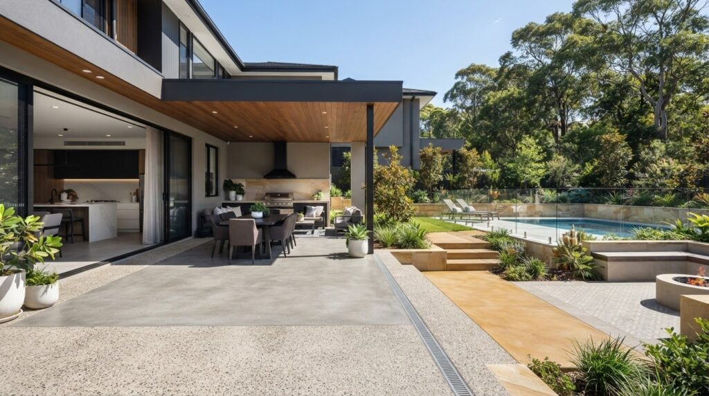 Alfresco Concrete Finishes in Parramatta: 2026 Guide