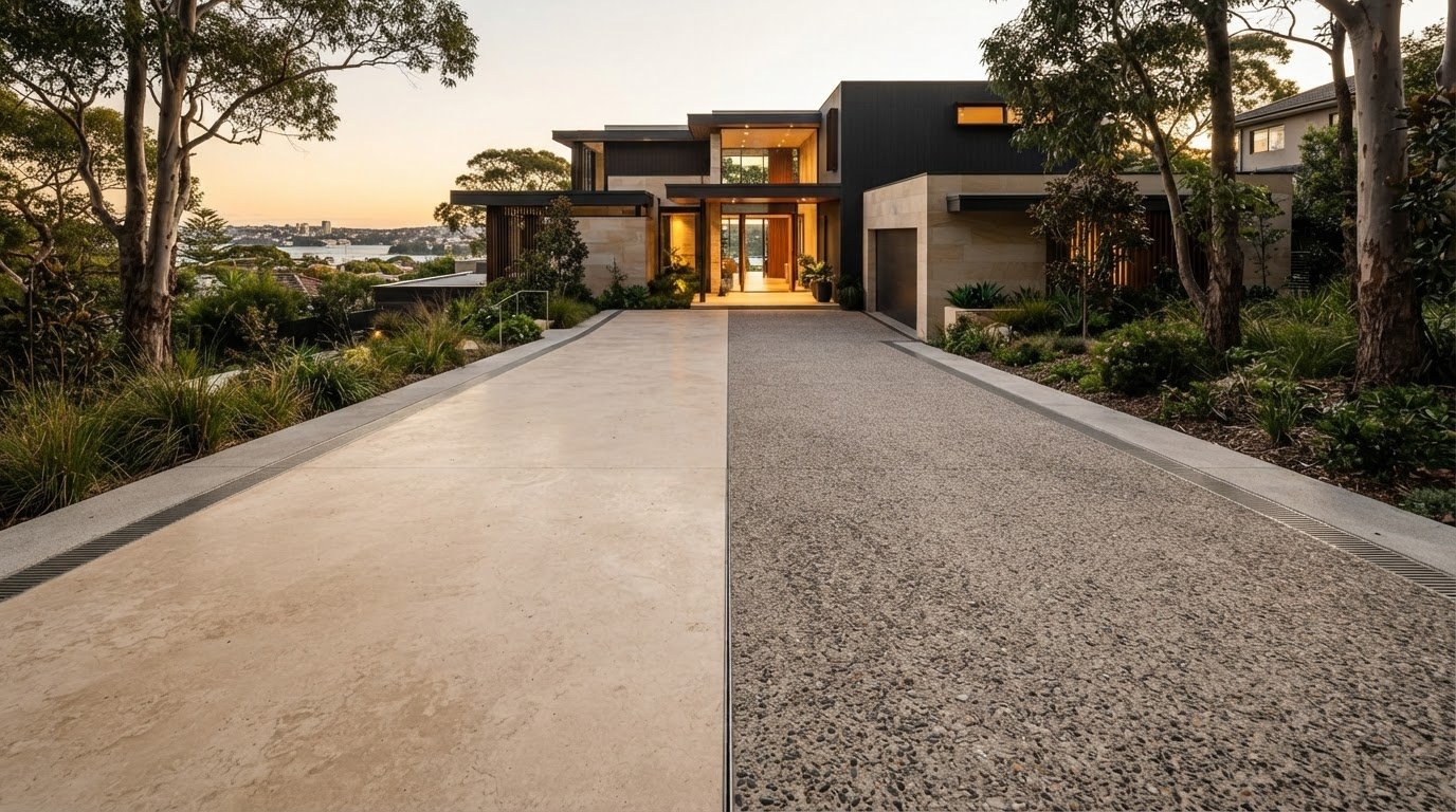 Liquid Limestone vs Exposed Aggregate Cost: A Sydney Comparison