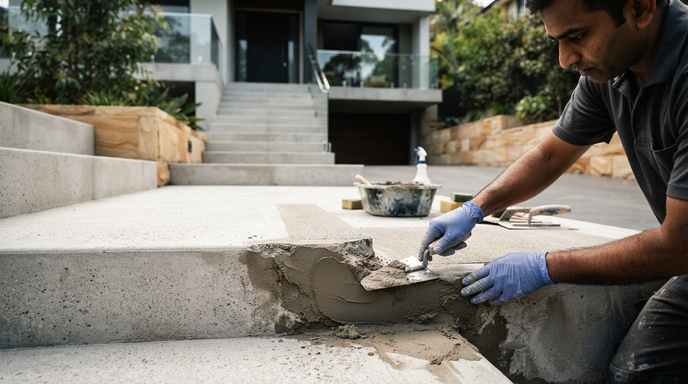 How to Repair Chipped Concrete Steps and Choose a Repair Material